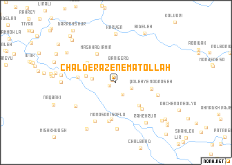 map of Chāl Derāz-e Ne‘matollāh