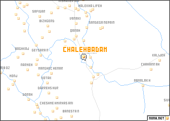 map of Chāleh Bādām