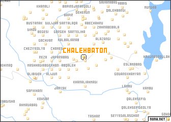 map of Chāleh Baton