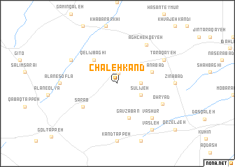 map of Chāleh Kand