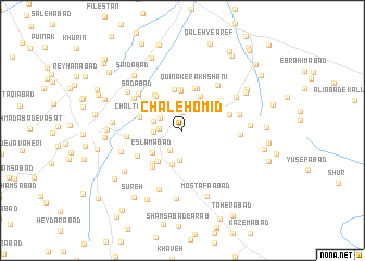 map of Chāleh Omīd