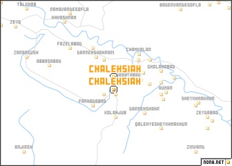 map of Chāleh Sīāh