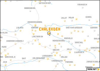 map of Chālek Deh