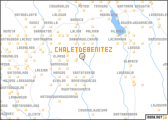 map of Chalet de Benítez