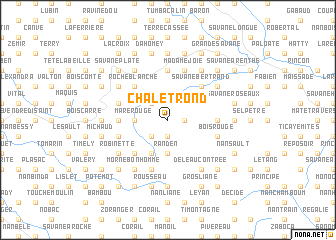 map of Chalet Rond