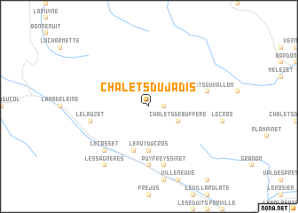 map of Chalets du Jadis