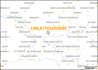 map of Chalette-sur-Voire