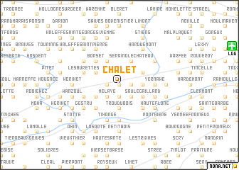 map of Chalet