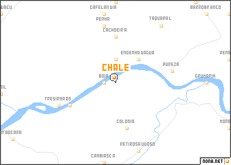 map of Chalé