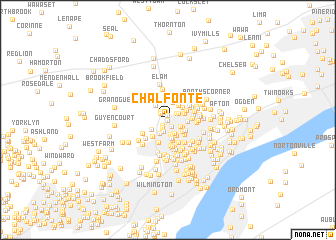 map of Chalfonte