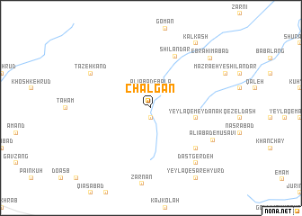 map of Chalgān