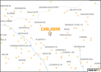 map of Chāl Homā
