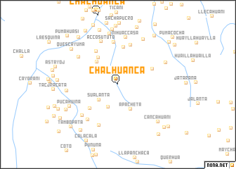 map of Chalhuanca