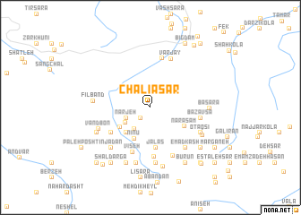 map of Chalīāsar