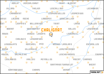 map of Chalignat