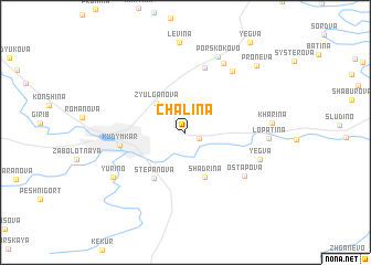 map of Chalina