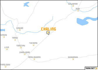 map of Chaling