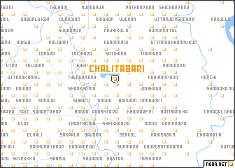 map of Chālitābāri