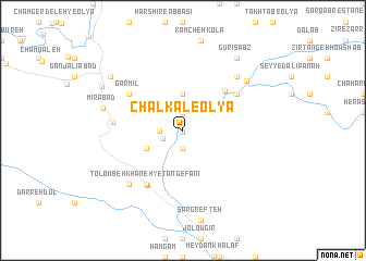 map of ChālKal-e ‘Olyā