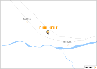 map of Chalk Cut