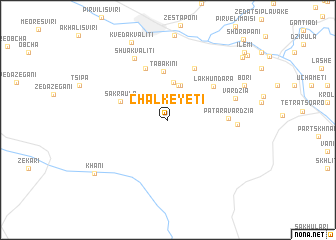 map of Chalkeyeti
