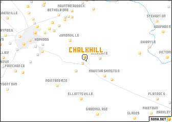 map of Chalkhill