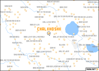 map of Chāl Khoshk