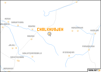 map of Chāl Khvājeh