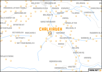 map of Chāl Kīādeh