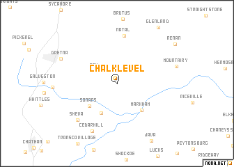 map of Chalk Level