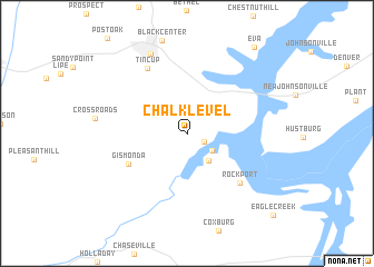map of Chalklevel