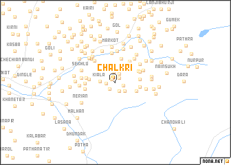 map of Chalkri