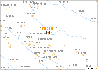 map of Chālkū