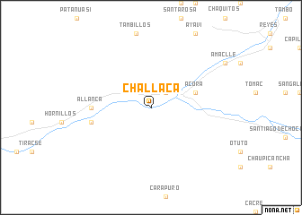 map of Challaca