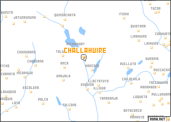 map of Challahuire