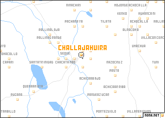 map of Challajahuira