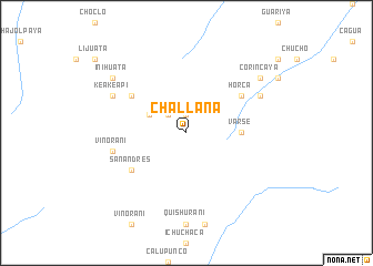 map of Challana