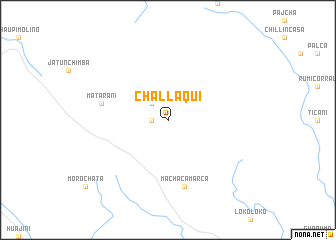 map of Challaqui