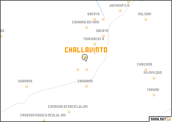map of Challavinto