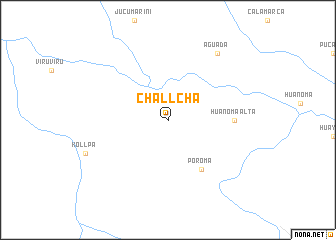 map of Challcha