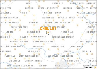 map of Challet