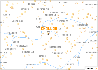 map of Challoa