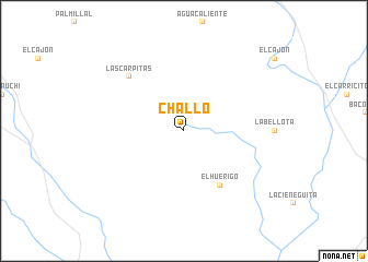 map of Challo