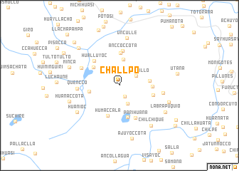 map of Challpo