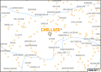 map of Challune