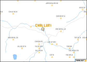 map of Challurí