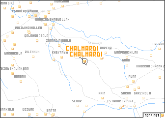 map of Chalmardī