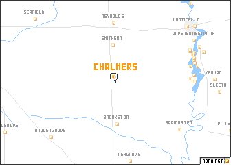map of Chalmers