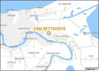 map of Chalmette Vista