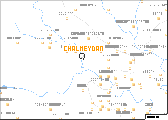 map of Chāl Meydān